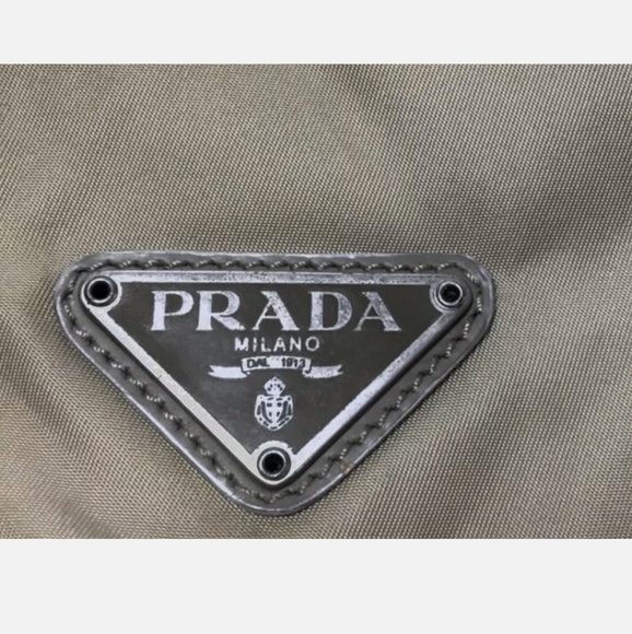 Vintage Prada Large Nylon Backpack Cammello - Picture 10 of 14